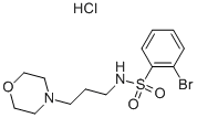 2-BROMO-N-(3-MORPHOLIN-4-YL-PROPYL)-BENZENESULFONAMIDE HYDROCHLORIDE 结构式