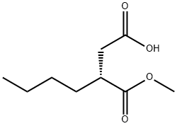 (R)-2-BUTYLSUCCINIC ACID-1-METHYL ESTER 结构式