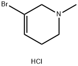 5-溴-1-甲基-1,2,3,6-四氢吡啶盐酸盐 结构式
