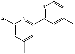 6-溴-4,4'-二甲基-2,2'-双吡啶 结构式