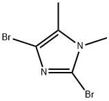 2,4-二溴-1,5-二甲基-1H-咪唑 结构式