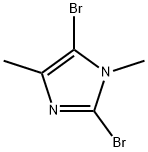 2,5-二溴-1,4-二甲基-1H-咪唑 结构式