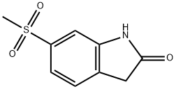 6-甲基磺酰吲哚酮 结构式
