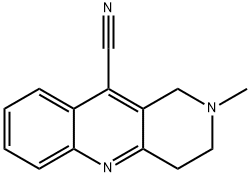 Benzo[b][1,6]naphthyridine-10-carbonitrile,  1,2,3,4-tetrahydro-2-methyl- 结构式