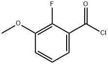 2-氟-3-甲氧基苯甲酰氯 结构式