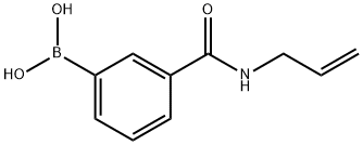 3-烯丙基甲酰氨苯基硼酸 结构式