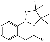 2-(2-溴乙基)苯基硼酸频哪醇酯 结构式