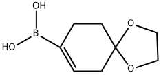 4-硼-3-环己烯-1-酮, 缩乙二醇 结构式
