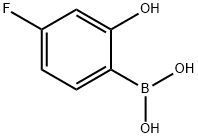 4-氟-2-羟基苯基硼酸 结构式