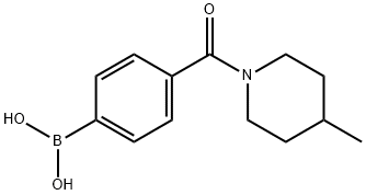 (4-(4-Methylpiperidine-1-carbonyl)phenyl)boronicacid