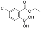 4-氯-2-乙氧羰基苯基硼酸 结构式