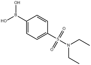 N,N-二乙基-4-硼苯磺酰胺 结构式
