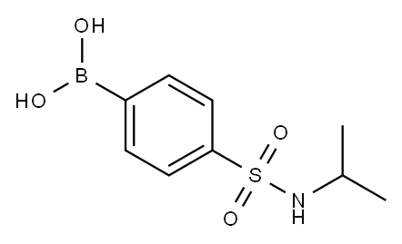 N-异丙基-4-硼苯磺酰胺 结构式
