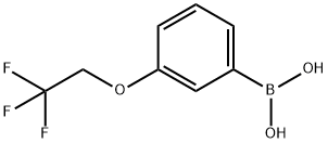 3-(2,2,2-三氟乙氧基)苯基硼酸 结构式
