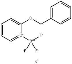 (2-苄氧基苯基)三氟硼酸钾 结构式