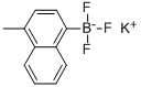(4-甲基-1-萘)三氟硼酸钾 结构式