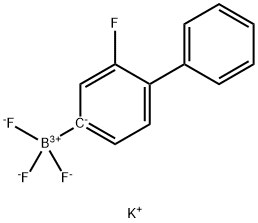 三氟(2-氟联苯-4-基)硼酸钾 结构式