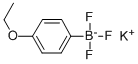(4-乙氧基苯基)三氟硼酸钾 结构式
