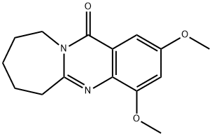 Azepino[2,1-b]quinazolin-12(6H)-one,  7,8,9,10-tetrahydro-2,4-dimethoxy- 结构式