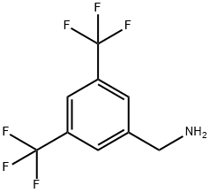 3,5-双(三氟甲基)苯甲胺 结构式