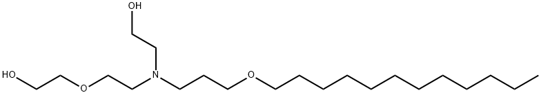 2-[[3-(dodecyloxy)propyl][2-(2-hydroxyethoxy)ethyl]amino]ethanol 结构式