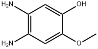 Phenol,  4,5-diamino-2-methoxy- 结构式