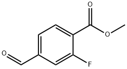 2-氟-4-醛基苯甲酸甲酯 结构式