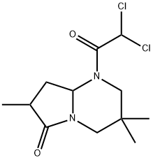5-(2,2-dichloroacetyl)-3,3,8-trimethyl-1,5-diazabicyclo[4.3.0]nonan-9-one 结构式