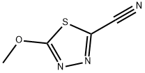 5-甲氧基-1,3,4-噻二唑-2-腈 结构式