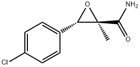 (2R,3S)-3-(4-CHLOROPHENYL)-2-METHYLOXIRANE-2-CARBOXAMIDE 结构式