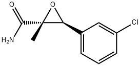 (2R,3S)-3-(3-CHLOROPHENYL)-2-METHYLOXIRANE-2-CARBOXAMIDE 结构式