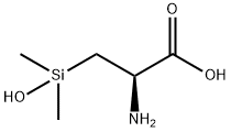 Alanine,  3-(hydroxydimethylsilyl)- 结构式