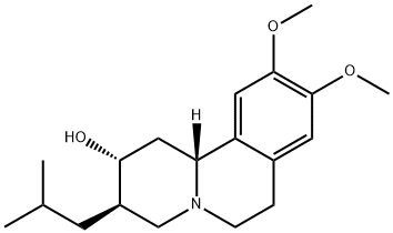 [2R-(2a,3b,11bb)]-1,3,4,6,7,11b-六氢-9,10-二甲氧基-3-异丁基-2H-苯并[a]喹嗪-2-醇 结构式