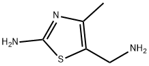 2-氨基-4-甲基-5-氨甲基噻唑 结构式