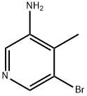 5-溴-4-甲基-3-氨基吡啶 结构式