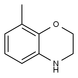 8-甲基-3,4-二氢-2H-苯并[B][1,4]恶嗪 结构式