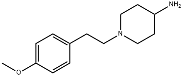 4-氨基-1-(4-甲氧基苯乙基)哌啶 结构式