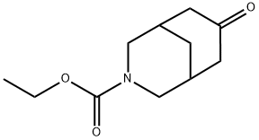 TERT-BUTYL 7-OXO-3-AZABICYCLO[3.3.1]NONANE-3-CARBOXYLATE 结构式