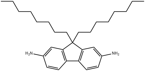 9,9-二辛基-9H-芴-2,7-二胺 结构式