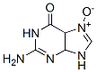 6H-Purin-6-one,  2-amino-1,4,5,9-tetrahydro-,  7-oxide 结构式
