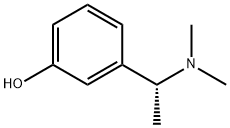 3-[(1R)-1-(二甲基氨基)乙基]苯酚 结构式
