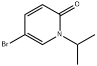 5-溴-1-异丙基吡啶酮 结构式