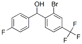 2-bromo-4'-fluoro-4-(trifluoromethyl)benzhydryl alcohol 结构式