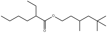 3,5,5-trimethylhexyl 2-ethylhexanoate 结构式