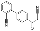 [1,1'-BIPHENYL]-2-CARBONITRILE, 4'-(2-CYANOACETYL)- 结构式