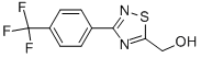 (3-[4-(TRIFLUOROMETHYL)PHENYL]-1,2,4-THIADIAZOL-5-YL)METHANOL 结构式