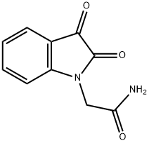 2-(2,3-dioxo-2,3-dihydro-1H-indol-1-yl)acetamide 结构式