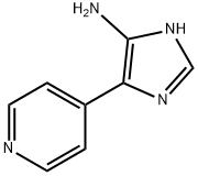1H-Imidazol-4-amine,  5-(4-pyridinyl)-  (9CI) 结构式