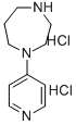 1-(吡啶-4-基)-1,4-重氮基庚环二盐酸 结构式