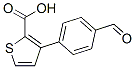 4-(2-Carboxythiophen-3-yl)benzaldehyde 结构式